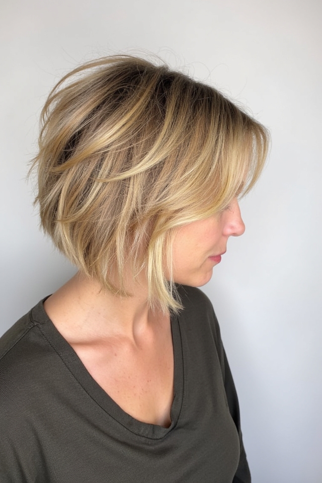 50+ Trendiest Short Blonde Bob Ideas Right Now 2025 97 textured crown short bob