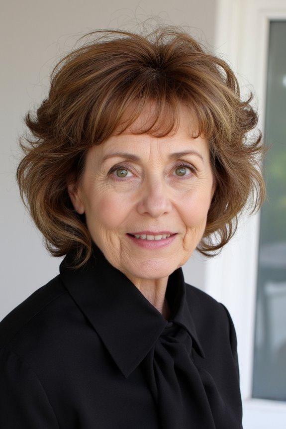 31+ Stylish Short, Curly Hairstyles for Older Women in 2025 118 textured curly bob hairstyle