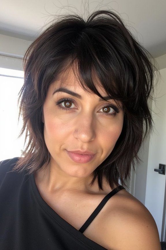 The 'Elf Crop' Haircut Is Trending and You Have to See These 25+ Examples in 2025 24 textured dark brunette crop