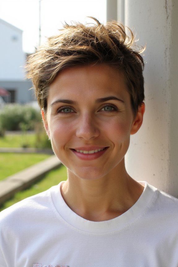 Short Fluffy Hair: 30+ Ways to Pull Off This Cute Hair Trend in 2025 2 textured edgy pixie hairstyle