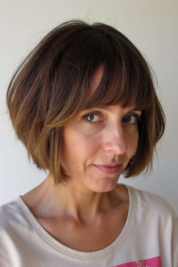27+ "Box Bob" Cut Ideas Gaining Momentum This Year 2025 4 textured layered modern bob