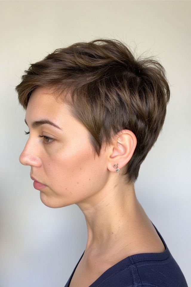 50+ Fantastic Short to Medium Layered Haircuts for That In-Between Length 2025 177 textured layered pixie hairstyle