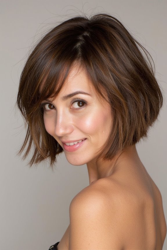 50+ Short Hairstyles for Thin, Fine Hair to Appear Thick & Full in 2025 22 textured layered shaggy bob