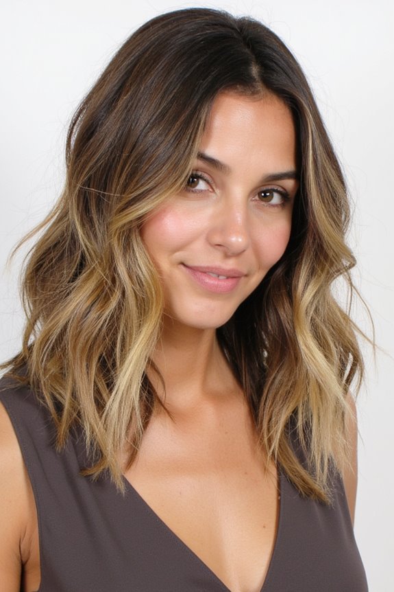 50+ Short Hairstyles for Thin, Fine Hair to Appear Thick & Full in 2025 75 textured lob with highlights