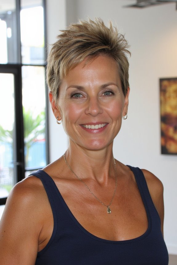 49+ Best Short Hairstyles for Women Over 50 With Fine Hair in 2025 101 textured pixie cut hairstyle