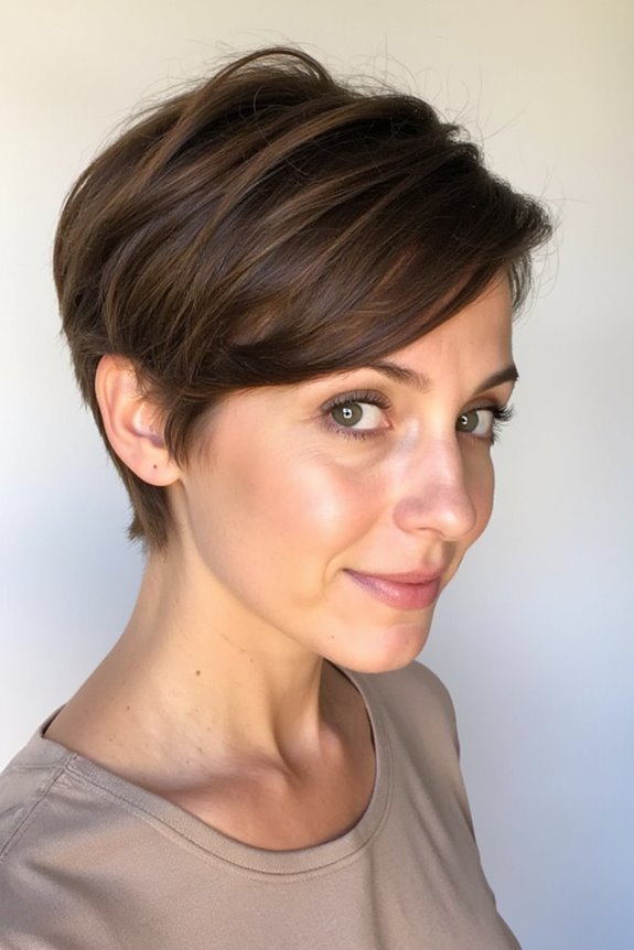 25+ Greatest Long Pixie Cuts for Thin Hair to Look Voluminous in 2025 6 textured pixie cut styling
