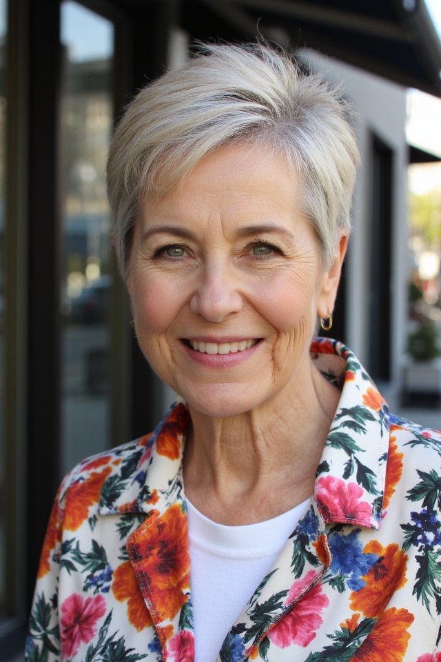 50+ Fabulous Short Haircuts Women Over 60 Are Getting in 2025 2 textured pixie haircut elegance