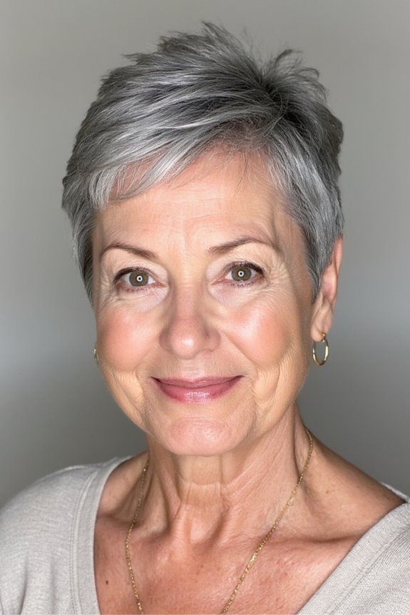 25+ Incredible "Short" Shag Haircuts for Older Women in 2025 6 textured pixie shag hairstyle