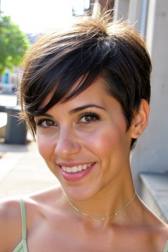 34+ Low-Maintenance Pixie Cuts That Are Still Super Cute in 2025 6 textured pixie with bangs