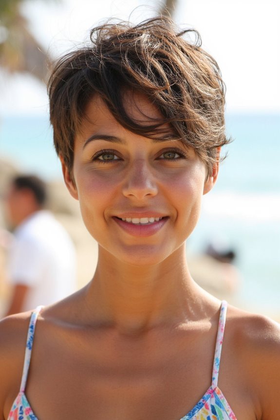 Gorgeous Beach Waves for Short Hair: 22+ Examples to Copy in 2025 6 textured pixie with curls
