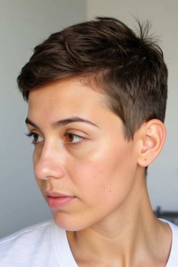 48+ Most Volumizing Pixie Cuts for Thin Hair in 2025 52 textured pixie with tapered sides