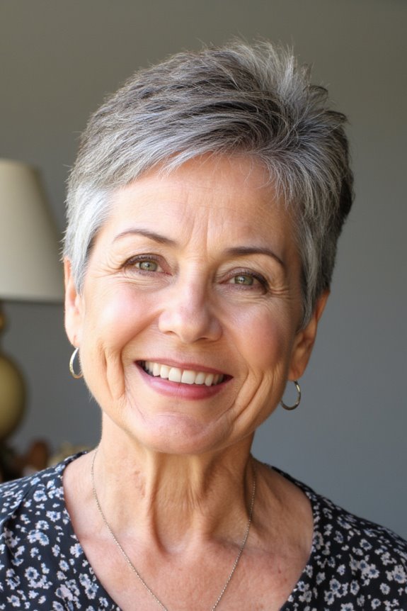 23+ Perfect Pixie Haircuts for Women Over 70 to Pull Off in 2025 6 textured pixie with volume