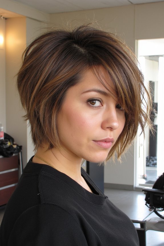 These 34+ Short Shaggy Bob Haircuts Are The On-Trend Look Right Now in 2025 39 textured shaggy bob styling
