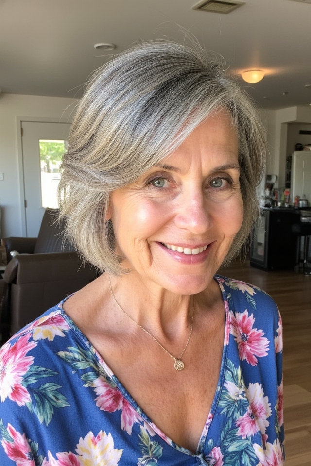 36+ Incredible Short "Choppy" Haircuts for Women Over 60 in 2025 64 textured short hairstyle elegance