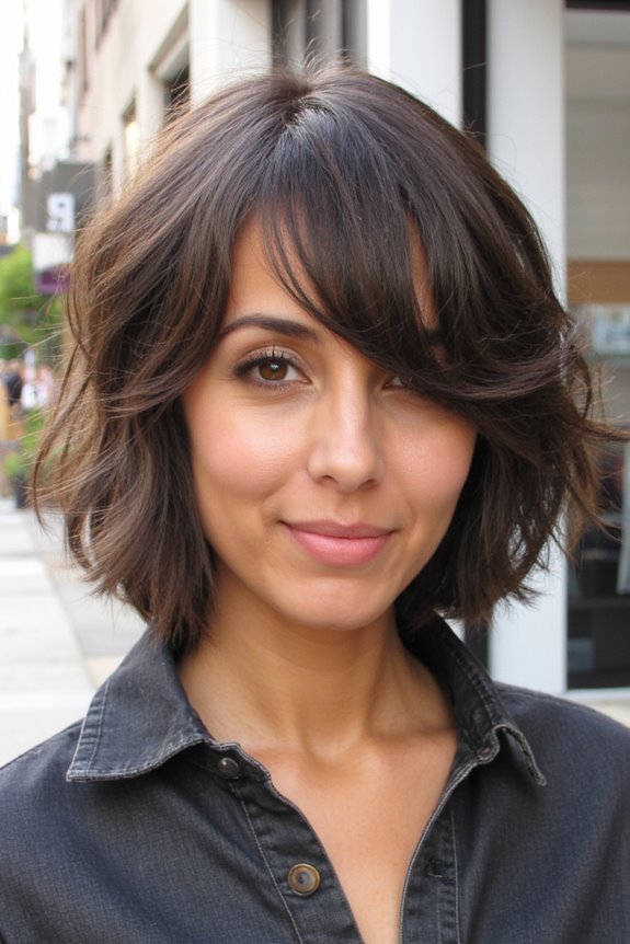 23+ Flattering Short Haircuts for Oval Faces in 2025 32 textured short shag hairstyle