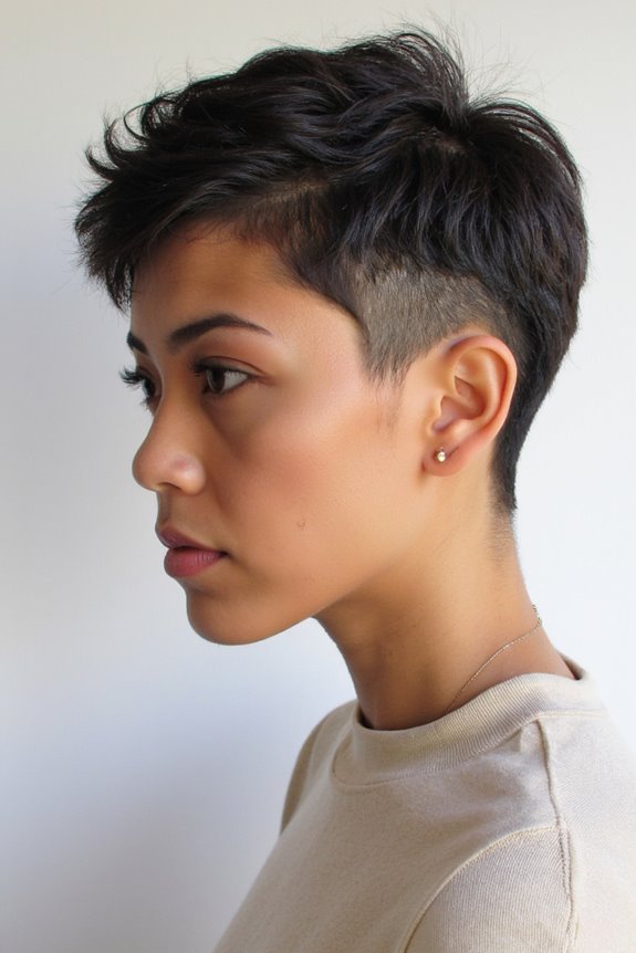 50+ Types of Undercut Pixie Cuts & How to Rock It Best in 2025 102 textured undercut pixie style