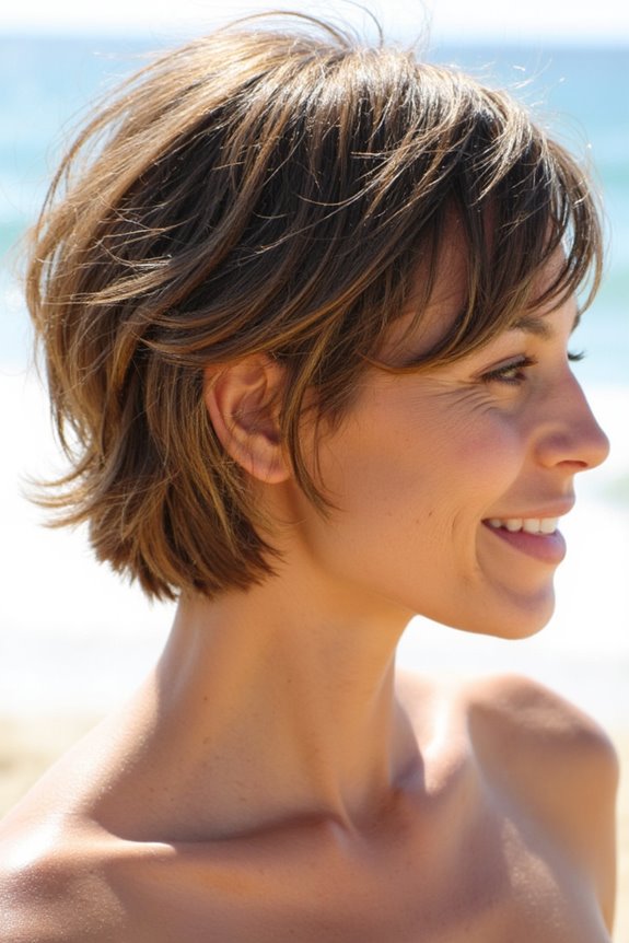 Gorgeous Beach Waves for Short Hair: 22+ Examples to Copy in 2025 56 textured waves with fringe