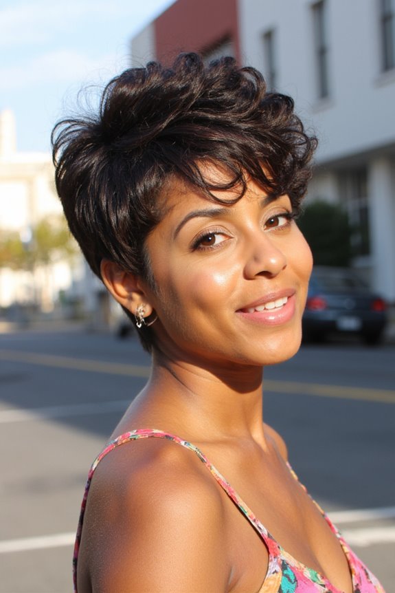35+ Cutest Curly Pixie Cut Ideas & How to Choose A Flattering One 61 thick curly pixie cut