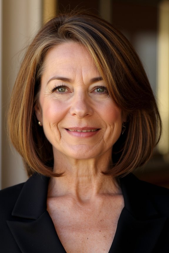 40+ Stunning Chin-Length Hairstyles Every Woman Over 60 Should Try in 2025 2 timeless bob for elegance
