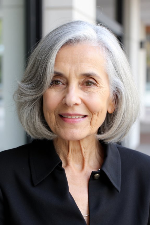22+ No-Fuss, Yet Stylish Short Bob Haircuts for Women Over 70 in 2025 29 timeless bob with layers