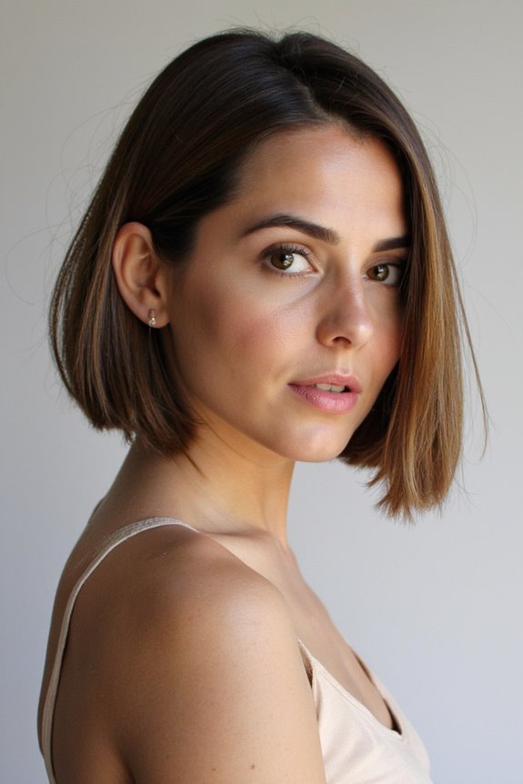 Chin-Length Haircuts in 2025 Are In! 45+ Irresistible Ways to Get It 2 timeless chic blunt bob