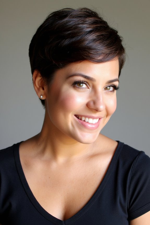 15+ Flattering Pixie Haircuts for Plus-Size Women in 2025 2 timeless chic pixie hairstyle