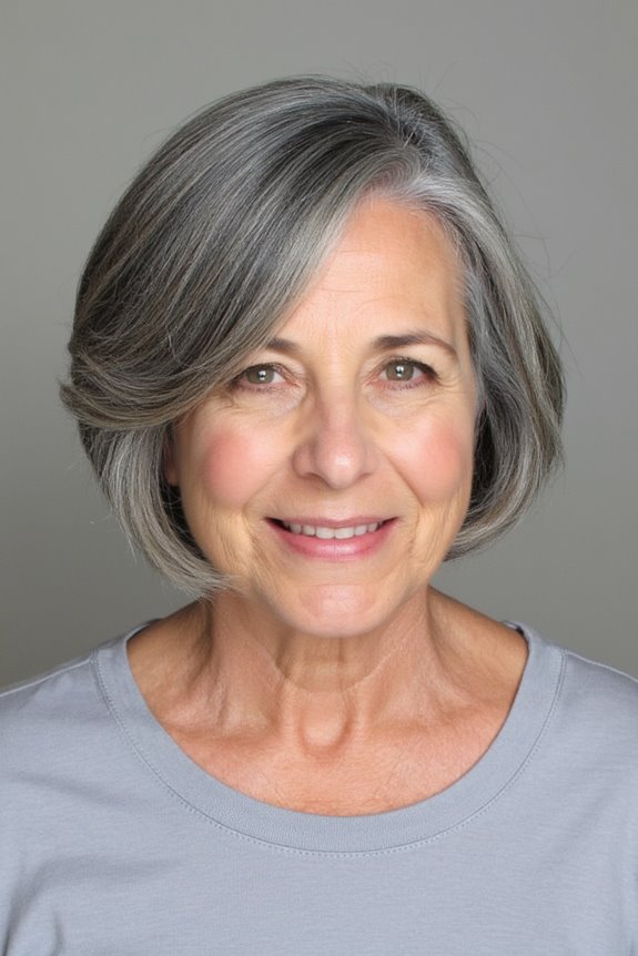 38+ Gorgeous Short Hairstyles for Women in Their 60S With Grey Hair in 2025 99 timeless classic bob waves