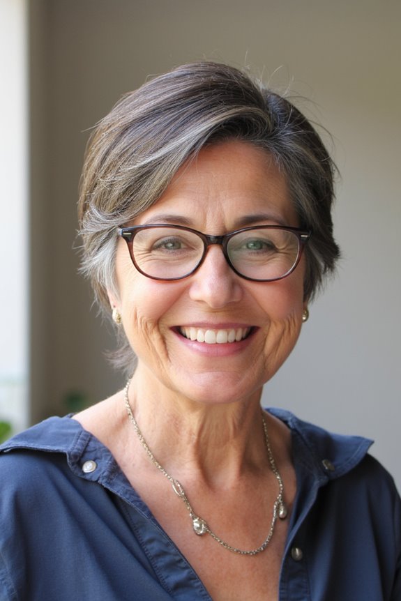 32+ Perfect Pixie Cuts for Women Over 60 With Glasses for 2025 2 timeless classic pixie hairstyle
