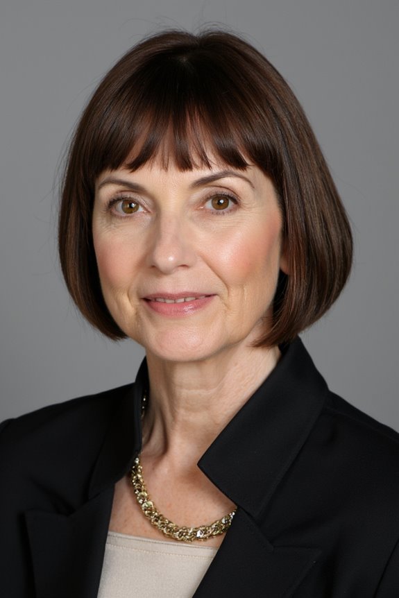 41+ Easy and Stylish Short Bobs With Bangs for Women Over 60 in 2025 73 timeless elegant side bangs