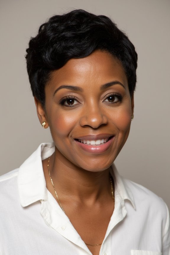20+ Youthful Short Natural Haircuts for Black Women Over 50 in 2025 37 timeless short cut elegance