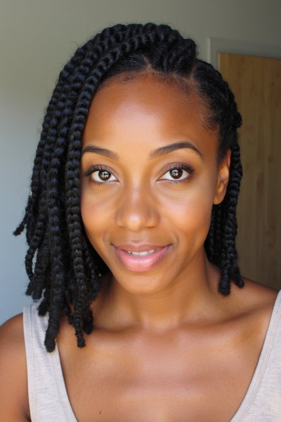 22+ Best Short Box Braids You Have to See in 2025 2 timeless versatile box braids