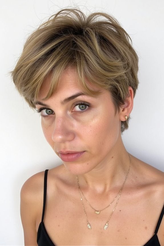 40+ Messy Short Hairstyles That Are Effortlessly Chic in 2025 112 tousled asymmetrical pixie hairstyle