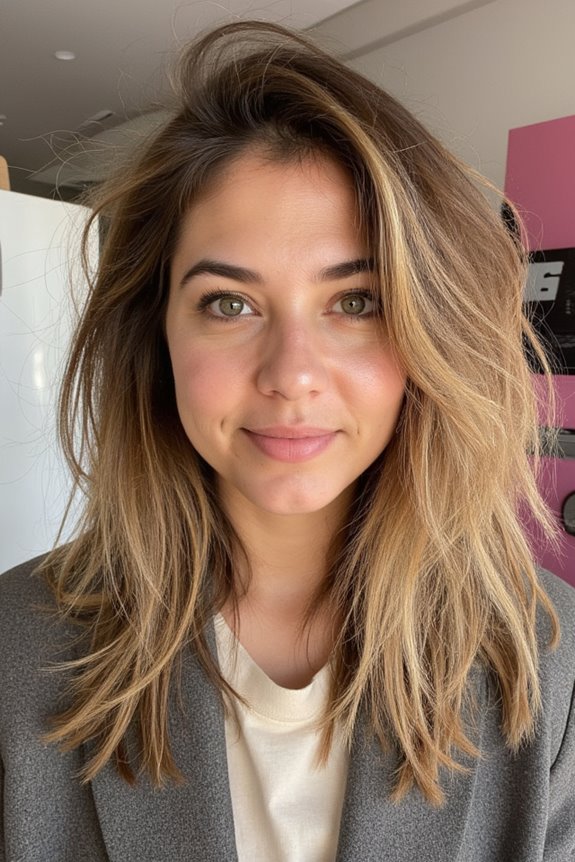 29+ Super-Cute Jaw-Length Haircut Ideas Taking Over Salons in 2025 70 tousled bob with highlights