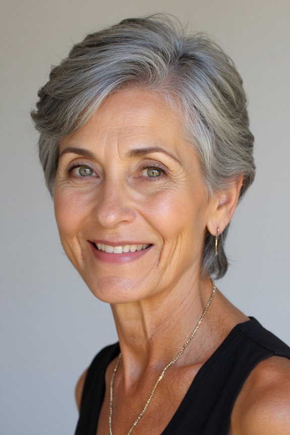 30+ Trendy Short Haircuts for Older Women With Fine Hair to Boost Volume in 2025 22 tousled crop with layers