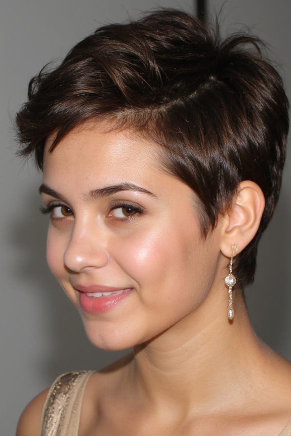 32+ Cute & Easy Updos for Short Hair for Special Occasions in 2025 107 tousled volumizing pixie styling