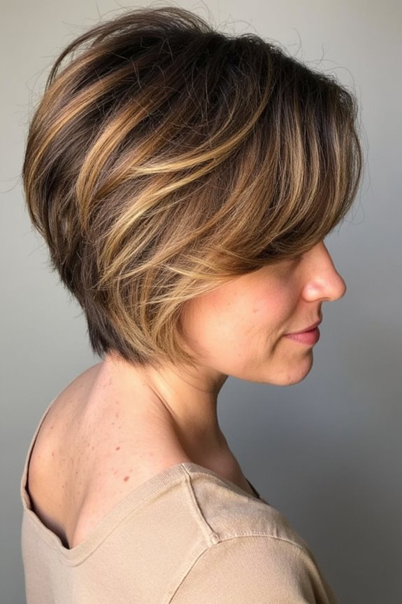 26+ Cutest Short Haircuts for Thick, Wavy Hair to Style More Easily in 2025 66 tousled waves with highlights
