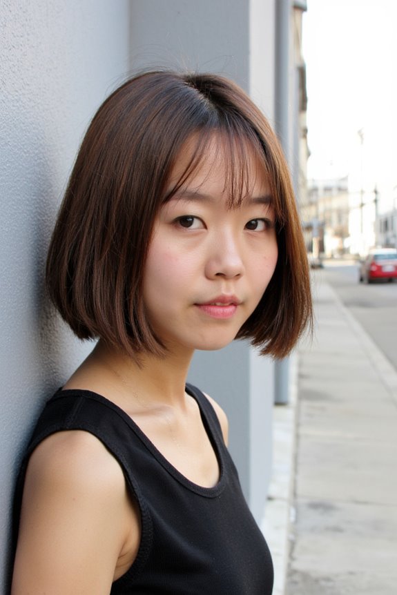 The Top 18+ Short Haircuts For Asian Girls Trending in 2025 34 trendy angled bob highlights