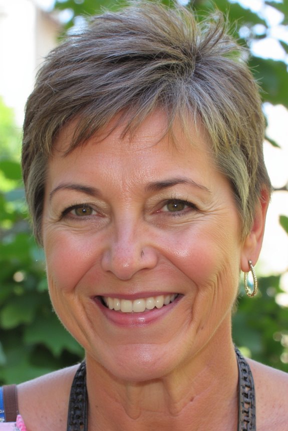20+ Stunning Short Haircuts for Women Over 50 With Thick Hair in 2025 14 trendy low maintenance pixie cut