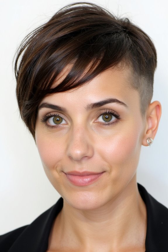 25+ Undercut Pixie Bob Haircuts To Consider for a Short & Easy Cut to Style in 2025 28 undercut pixie bob bangs