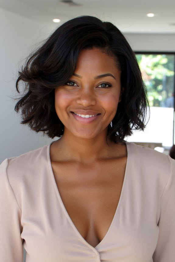 40+ Incredible Short Hairstyles for Black Women in 2025 139 versatile polished wavy bob