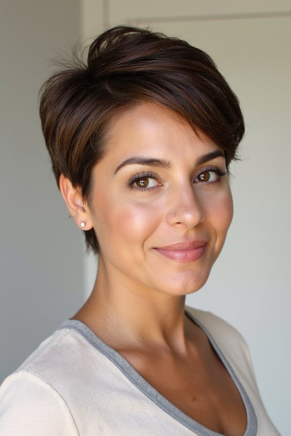 27+ Very Short Haircuts for Women Who Need a Big Makeover in 2025 33 versatile side swept pixie cut