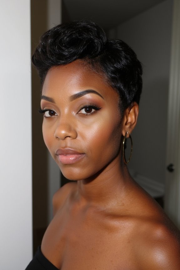 28+ Hottest Short Weave Hairstyles for Black Women in 2025 15 vintage elegance meets modernity