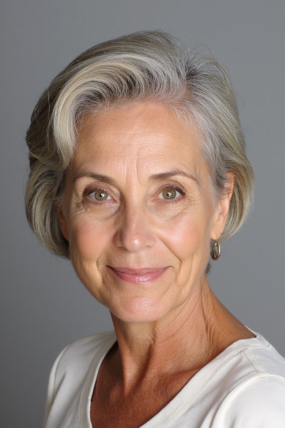 49+ Best Short Hairstyles for Women Over 50 With Fine Hair in 2025 113 volume side parted short hair