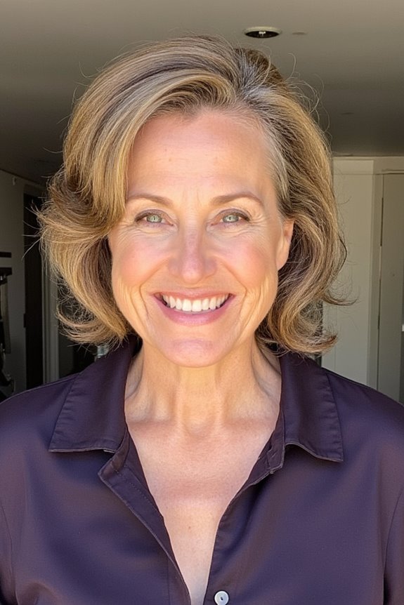 40+ Stunning Chin-Length Hairstyles Every Woman Over 60 Should Try in 2025 56 voluminous chin length blowout style