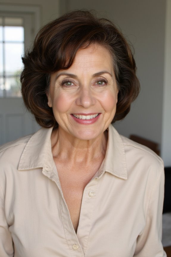 25+ Ladies Over 60 With a Round Face Show How to Rock Short Haircuts in 2025 20 voluminous curls for short hair