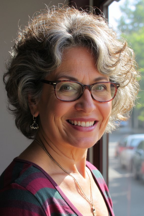 31+ Best Short Hairstyles for Women Over 50 With Glasses in 2025 59 voluminous curls for sophistication