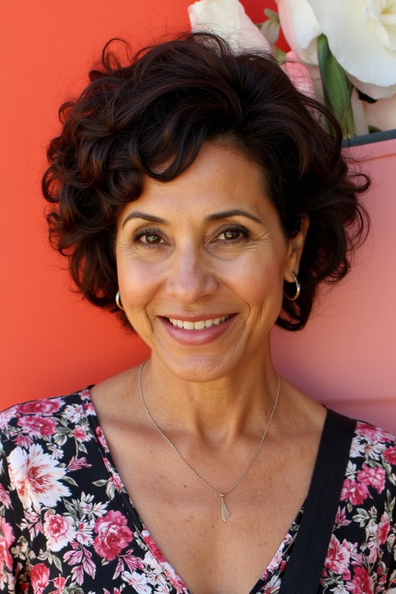 20+ Stunning Short Haircuts for Women Over 50 With Thick Hair in 2025 8 voluminous curly crop hairstyle