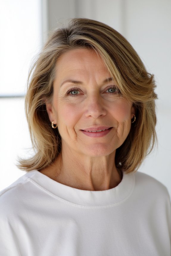 29+ Slimming Short Hairstyles for Women Over 50 With Round Faces in 2025 89 voluminous layered bob hairstyle