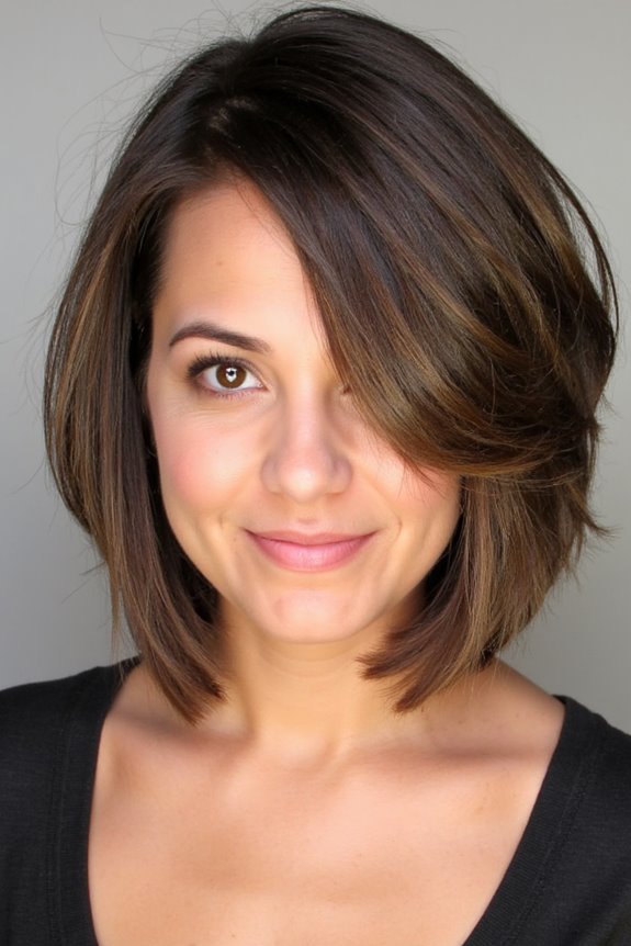 50+ Short Hairstyles for Thin, Fine Hair to Appear Thick & Full in 2025 136 voluminous layered bob highlights