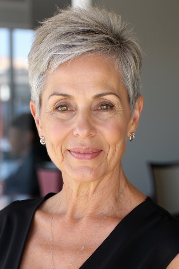 30+ Trendy Short Haircuts for Older Women With Fine Hair to Boost Volume in 2025 68 voluminous pixie cut styling